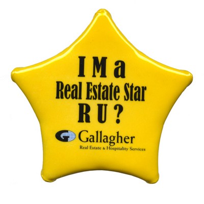 Star Celluloid Button (2 1/4")