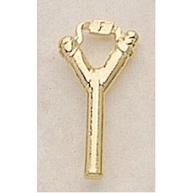 Sling Shot Marken Design Cast Lapel Pin (Up to 1")