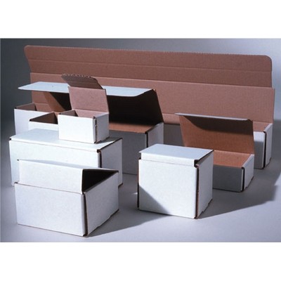 White Corrugated Mailer Box (10"x3"x3")