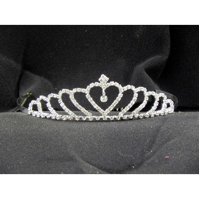 Swirl Heart Tiara (1 1/2" High)