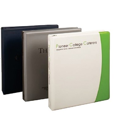 Vinyl Binder w/ 1" Capacity (11" x 8-1/2" Sheet Size)