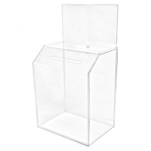 Large Ballot Box w/Riser (8.5"x15"x6")