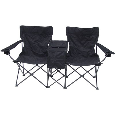 Direct Import Folding Double Chair w/Center Table and Cooler