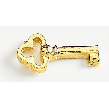 Skeleton Key Marken Design Cast Lapel Pin (Up to 3/4")