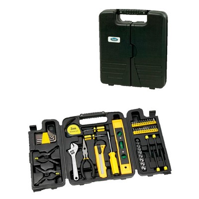 Tool Set with Tri-Fold Carrying Case