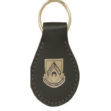 Tear Drop Avalon Leather Key Tag