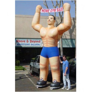 Inflatable Air Blown Giant Balloon for Outdoor Promotion - Fitness Guy