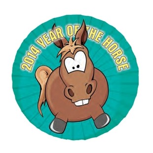 2014 Year of the Horse Promotional Strip Magnet (2 Square Inch)