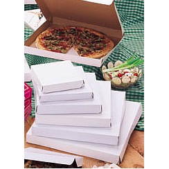 Claycoat Popup White Pizza Box (16"x16"x1 1/2")