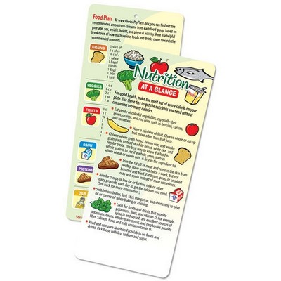 Nutrition At-A-Glance Glancer Card (English Version)