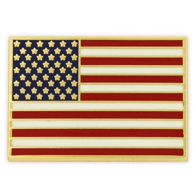 Rectangle - Made In America Flag Pin