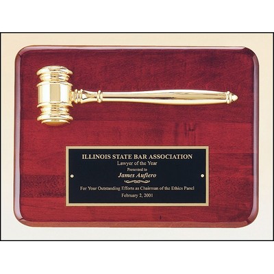 Rosewood Piano Finish Plaque 9x12