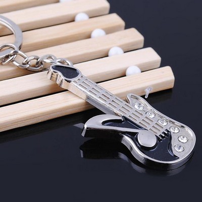 Guitar Shaped Key Chain