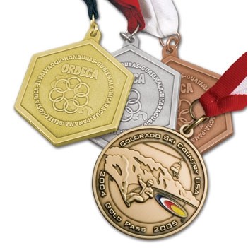 Die Struck Brass Medal (2 1/2"x4mm)