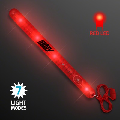 Red LED Patrol Wand - Domestic Print