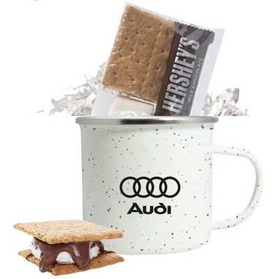 Enamel Mug with Smore's Kit