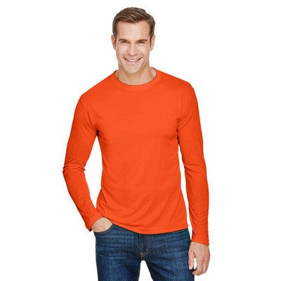 BAYSIDE Unisex USA Made Performance Long-Sleeve T-Shirt