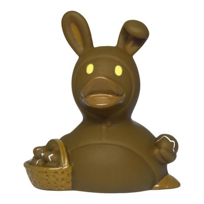 Rubber Chocolate Bunny Duck