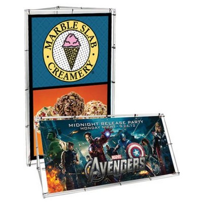 Monsoon Banner Stand w/ 3 Scrim Banners