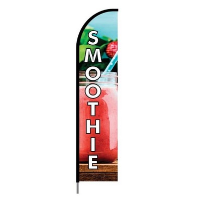 Coffee, Tea & Drinks Flags - Feather Banner - Smoothies