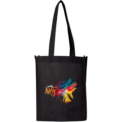 Non Woven Medium Shopper Bag - Full Color Transfer (10" x 12" x 3")