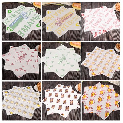 Printed Food Wrapper Paper