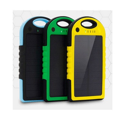 4000mAh Portable Eco-Friendly Solar Power Bank - UL Certified