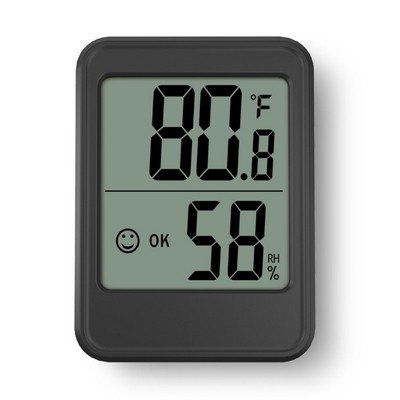 Indoor Digital Thermometer & Hygrometer w/Monitor