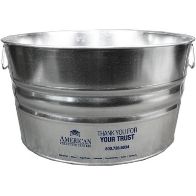 42 Quart Galvanized Metal Tub