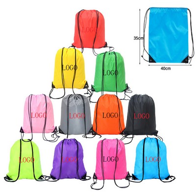 Polyester Outdoor Drawstring Tote Bag