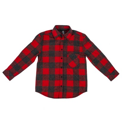 Burnside® Youth Traditional One Pocket Plaid Flannel