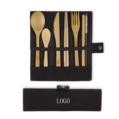 Camping Bamboo Utensil Set