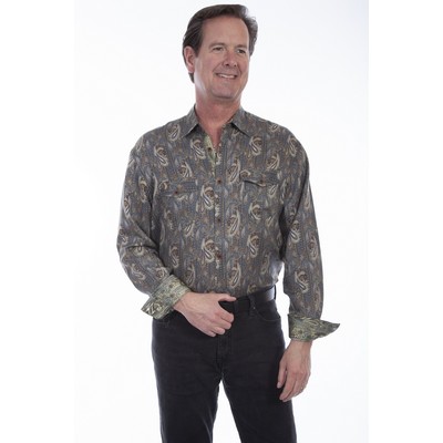 Tencel Paisley Print Shirt