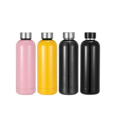 Double Wall Vacuum Insulated Small Mouth Stainless Steel Water Bottle