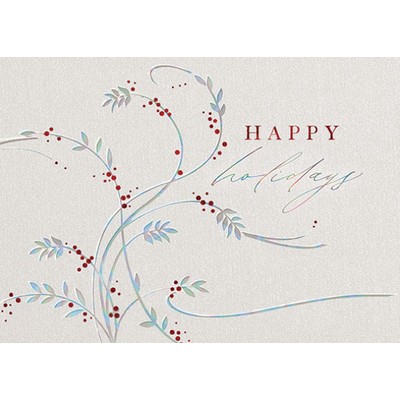 Breezy Holiday Greetings Greeting Card