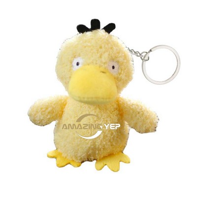 4.5" Keychain Squishmallow Plush Key Tag - Duck