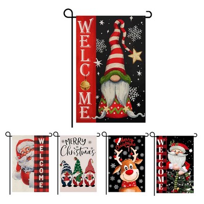 Christmas Garden Flags