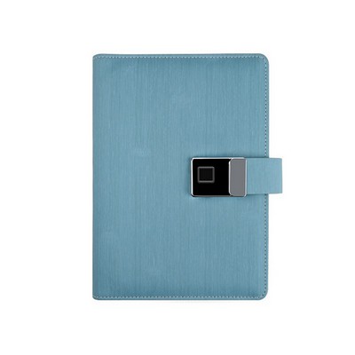 Fingerprint Lock A5 Notebook with Power Bank & USB Drive