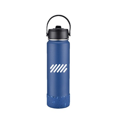 27 Oz. Slate Water Bottle w/ Straw Lid