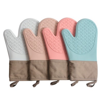 Kitchen Oven Gloves resistant Oven Mitts/BBQ Gloves/Grill Gloves - Perfect for Baking and Grilling