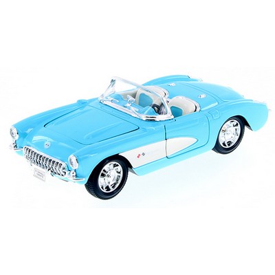 7" 1957 Chevy Corvette Convertible Diecast