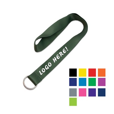 Custom 1" Polyester Lanyard w/ Lobster Claw & Safety Breakaway