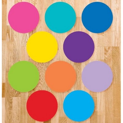 Color Circle Classroom Floor Decal (10 Pack)