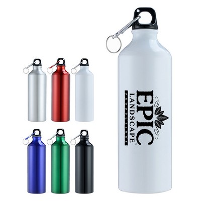 Aluminum Travel Bottles with Carabiner Leak