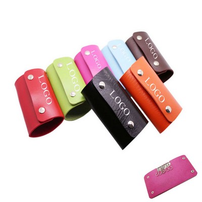 Slim Compact PU Key Holder Wallet Pouch holder