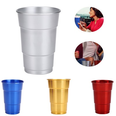 Durable 16oz Aluminum Cup for Refreshing Sips