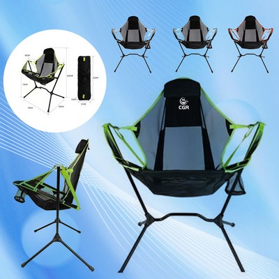 Portable Rocking Chair with Mesh Seat