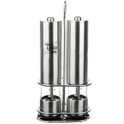 Electric Salt and Pepper Mill Set