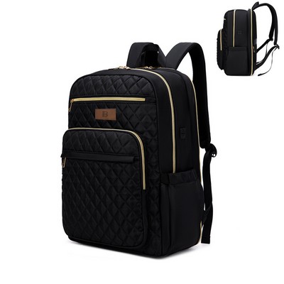 Large Travel Water Resistant Laptop Computer Backpack