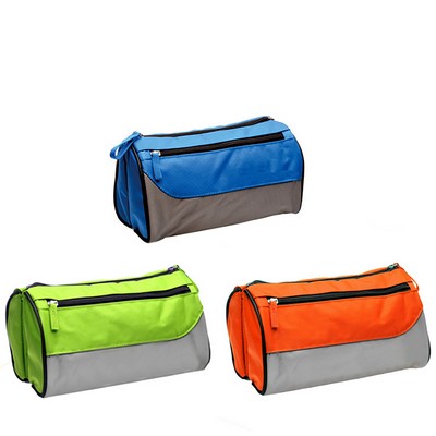 Large 2-Compartment Travel Toiletry Bag